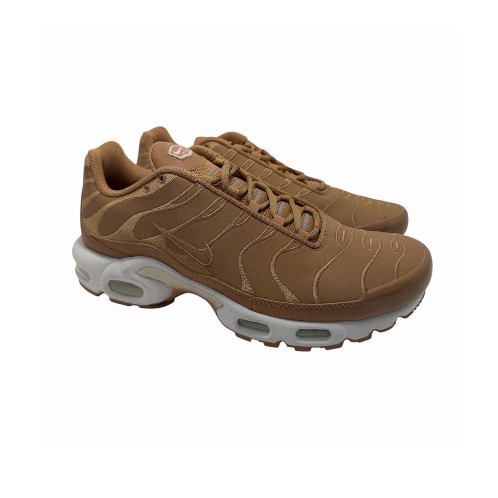 Nike Air Max Plus TN Flax Sail White AH9697-201 Mens Size 11